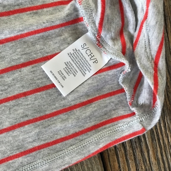 CAbi Tangerine Stripe Ruffle Sleeveless Top Size S - Picture 8 of 15